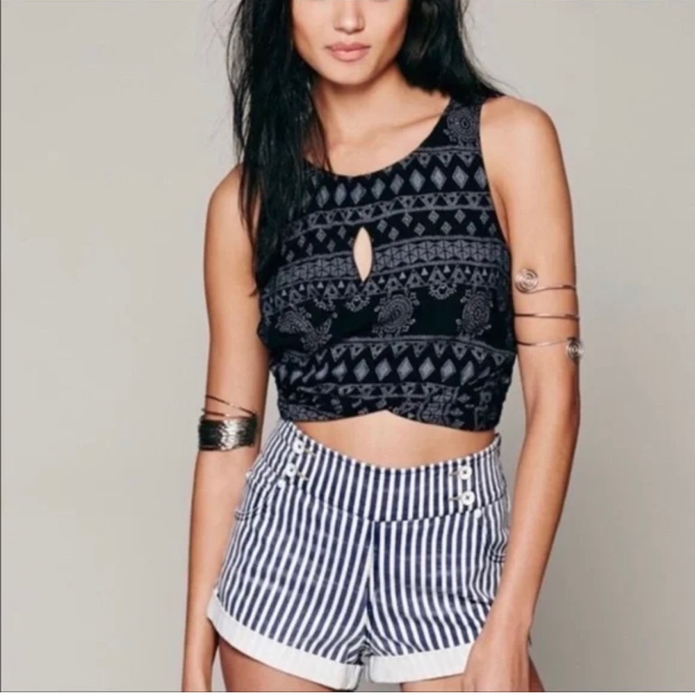 Free People Mariner Denim Shorts .